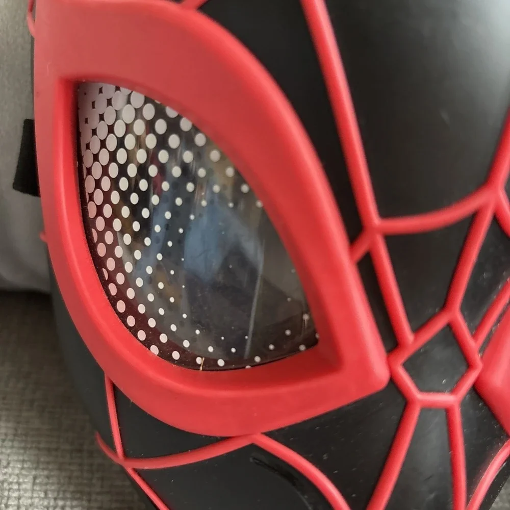 Miles Morales Spider-Man Hard Plastic Kids Halloween Breathable Mask